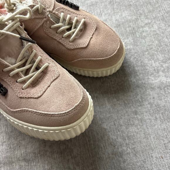 Pajar Canada Carmela Platform Slip On Shearling Sneakers - Picture 3 of 5